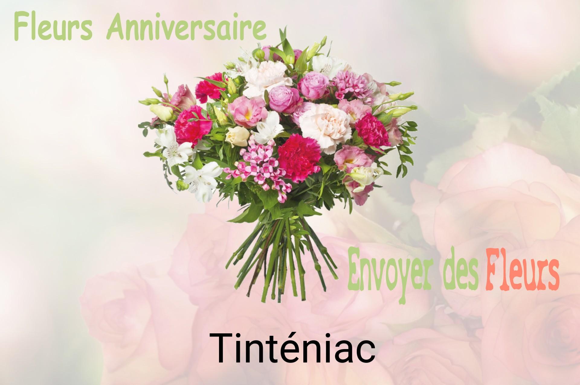 Bouquet de fleurs d’anniversaire livré à Tinténiac