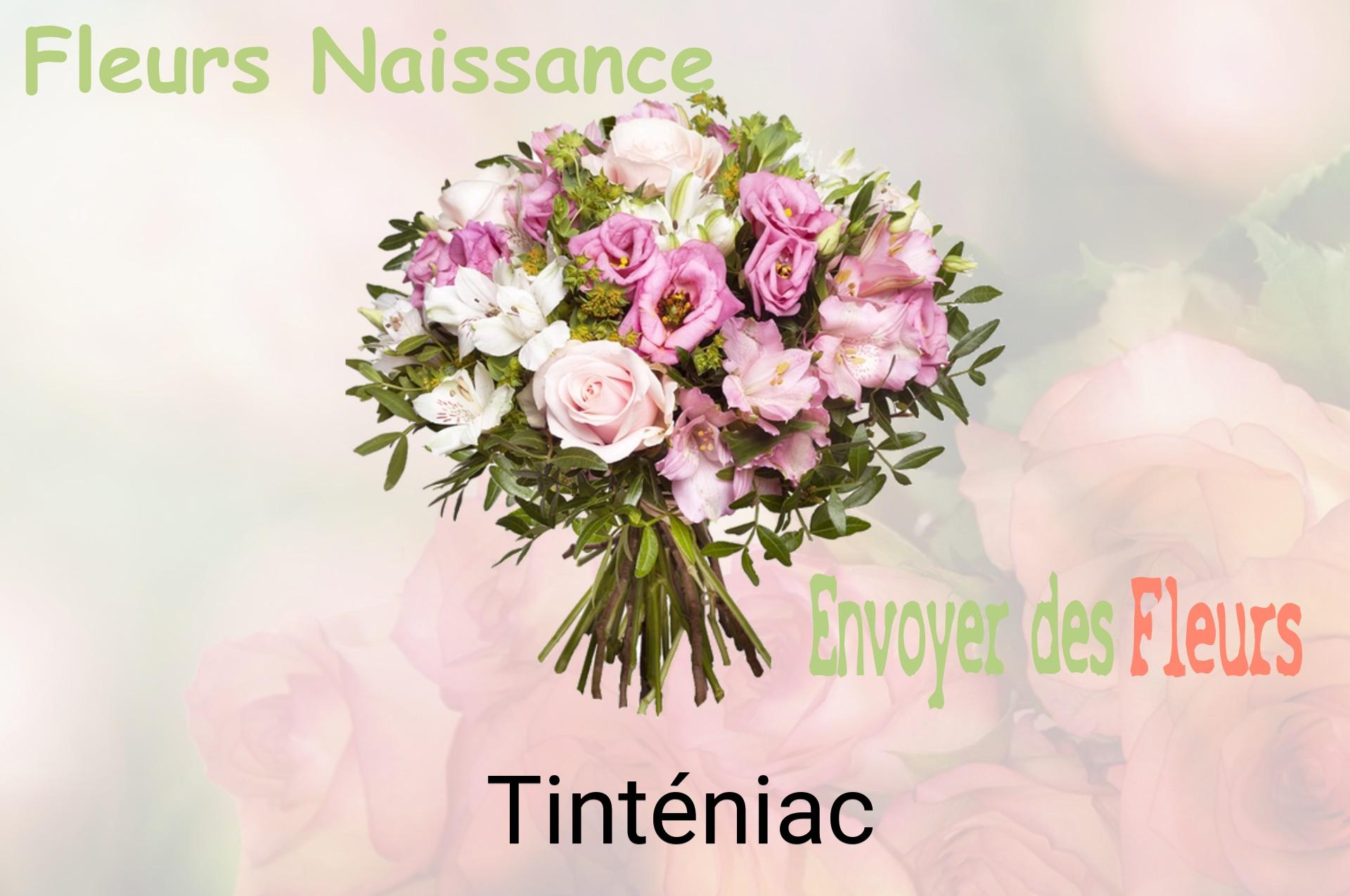 Bouquet de fleurs de naissance livré à Tinténiac